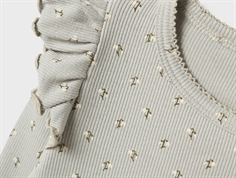 Lil Atelier mirage gray blomstret top